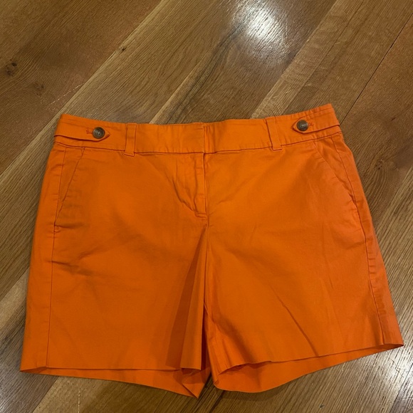 Women's Orange Shorts - Picture 1 of 5